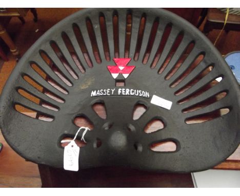 Cast iron Massey Ferguson style tractor seat