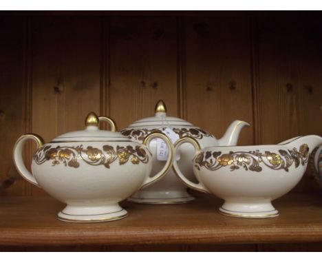 Sadler three piece tea service 