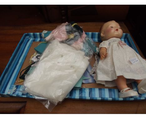 Vintage doll and clothing