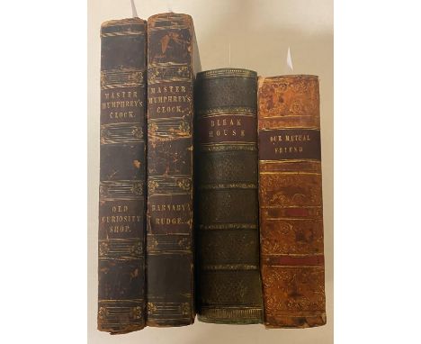 Dickens (Charles), 1st Editions,  Master Humphrey's Clock, the Old Curiosity Shop, Barnaby Rudge, two vols, illus by George C