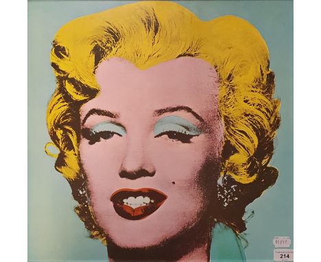 After Andy Warhol, Marilyn, a print, 49 x 49 cmOverall condition good. No major faults found. Some light scuffs to frame 