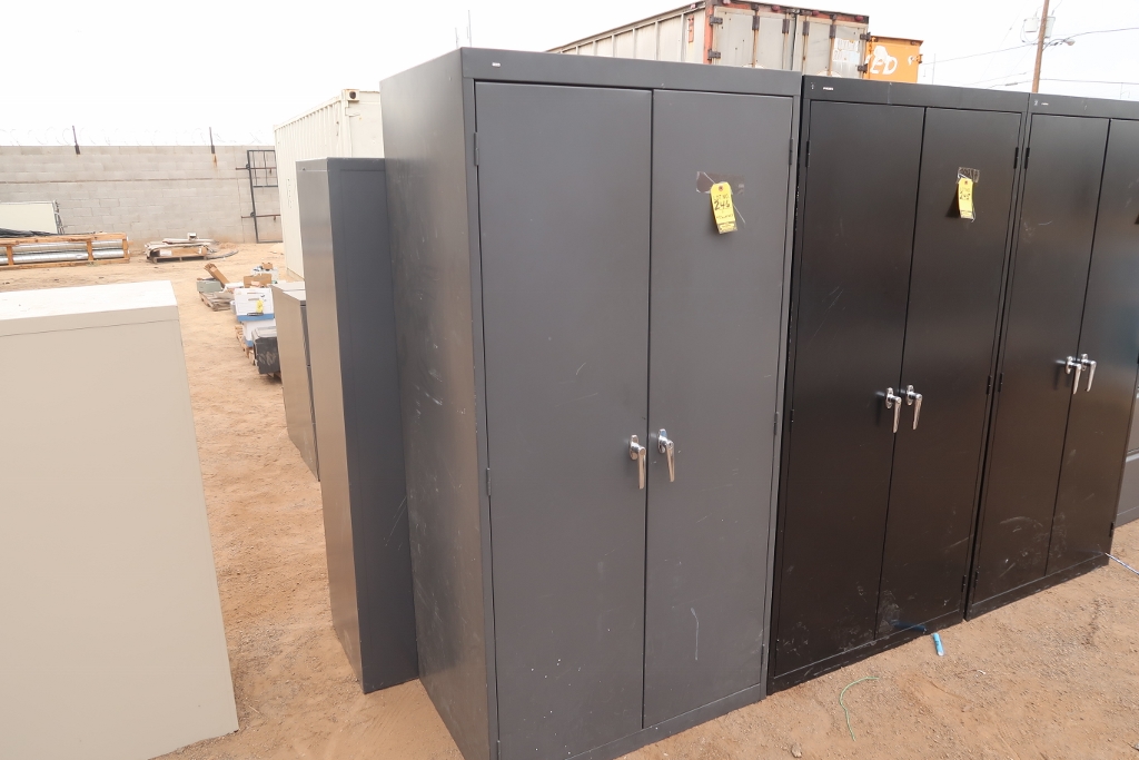 6' LOCKING CABINETS 5 SHELF