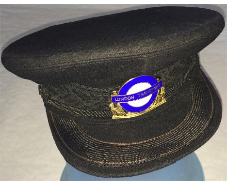London Transport Buses Divisional Mechanical Inspector's HAT AND BADGE. The badge is the last issue for this grade, from the 