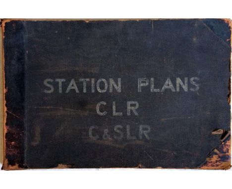 Bound Volume of London Underground STATION PLANS (30 in total) for the Central London Railway and the City & South London Rai