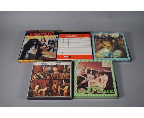 A Collection of Five Vintage "Adult" Super 8 Colour Films. 