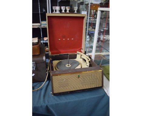 A Vintage Bush Record Player Type SRP.31 with Garrard Deck. 
