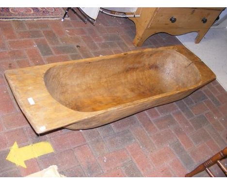Old carved wooden trough - 144cm x 40cm 