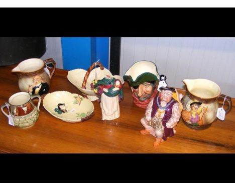 A selection of collectable ceramic ware including Carlton ware, Doulton and other 