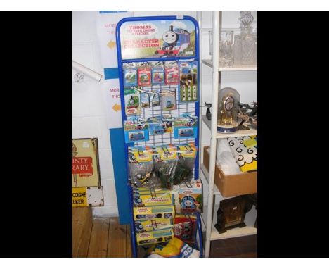 A Thomas The Tank Engine &amp; Friends shop display complete with assorted toys