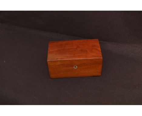 A Mahogany Tea Caddy