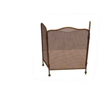 A Three Fold Mesh Firescreen