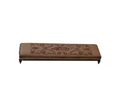  A Nice Victorian Tapestry Fender Stool