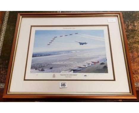 F/G PRINT OF THE SALUTE TO CONCORDE