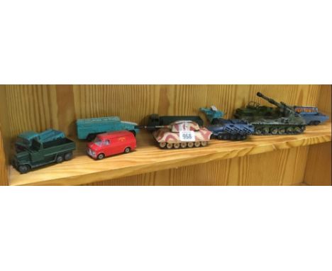 CORGI DIECAST ''KING TIGER HEAVY TANK'' &amp; CORGI DIECAST ''SEMI TRACKED ROCKET LAUNCHER''