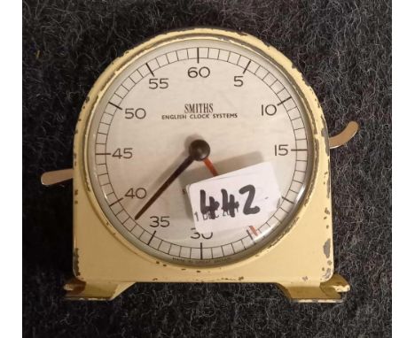 VINTAGE SMITH'S WIND UP SECONDS TIMER CLOCK