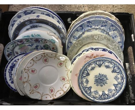 CARTON OF VINTAGE PLATES