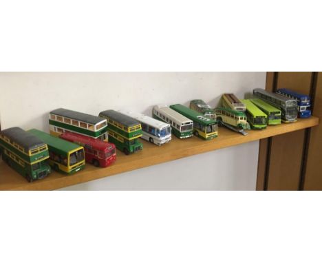 QTY OF BUSES BY DINKY, CORGI &amp; OTHER MAKERS