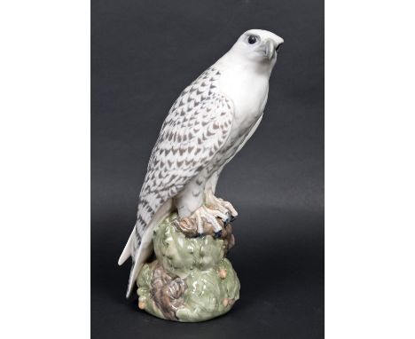 ROYAL COPENHAGEN ICELANDIC FALCON a large model of an Icelandic Falcon, Model No 1661 and designed by Peter Herold. 39cms hig