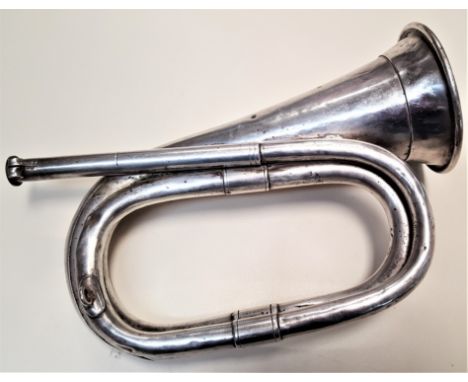 Australian issued solid silver 1916 dated bugle. Solid silver (tested). Inscribed Henry Keat &amp; Sons 105 &amp; 103 Matthia