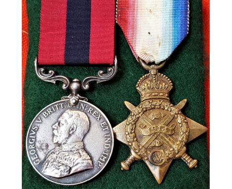 WW1 British Army Distinguished Conduct Medal & 1914 Star, awarded to Sergeant C.H. Thompson, Royal EngineersG.V.R.Distinguish