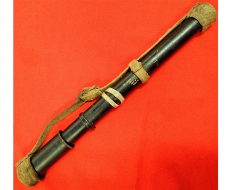 WW2 Australian Army artillery tank telescope No22c MkII Aust J.W. Handley. Features 35cm telescoping out to 38.2cm metal tube