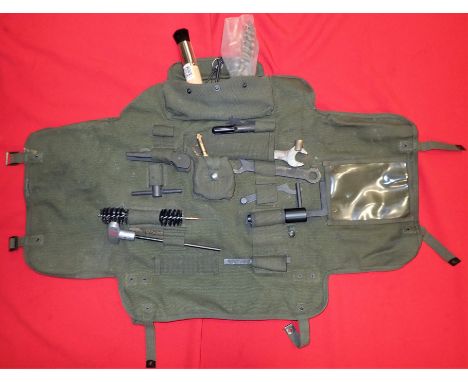 1980’s era Australian Army military Mag 58 machine gun cleaning kit. Military issued, with light signs of use to the wide ass