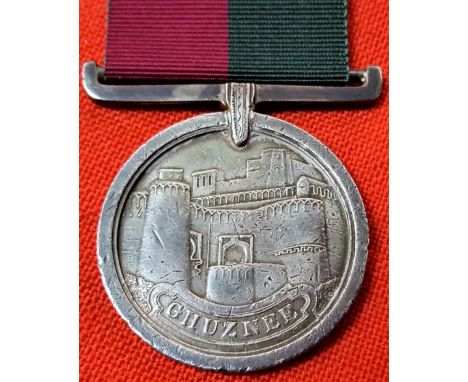 Victorian British Army 1st Anglo-Afghan War Ghuznee Medal to Private R. Middleton, 16th Lancers, who fought at Sobraon & Aliw