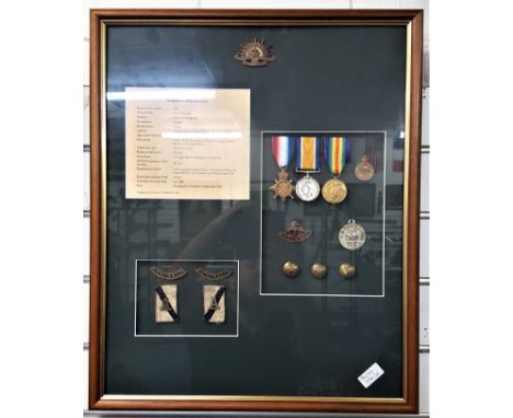 WW1 Australian medal trio to Trooper H.M. Rennoldson, 7th Light Horse Regiment, who served at Gallipoli, later with the with 