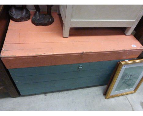 Two Tone Painted Pine Trunk