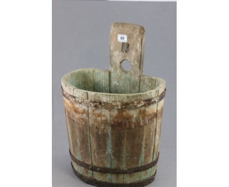 Vintage Pine and Iron Bound Milk Pale