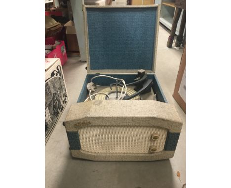 Vintage Monarch Hi-fi Major Portable Record Player