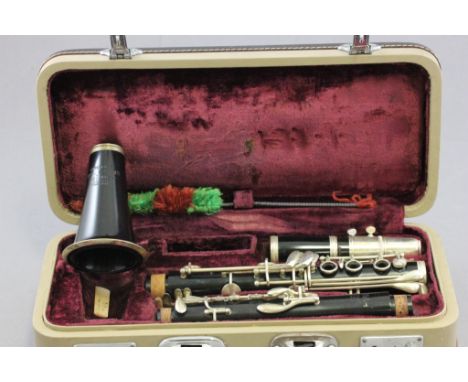 Cased Selmer Console Steel Ebonite Clarinet
