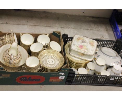 Victorian Part Tea Service, Mintons and Copeland Spode Coffee Cans and Saucers plus other Ceramics
