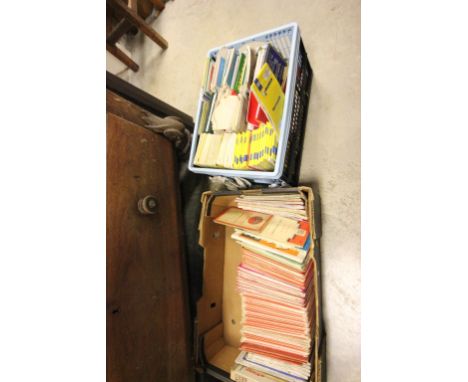 Two Trays of Mixed Folded Ordnance Survey Maps, Michelin and others