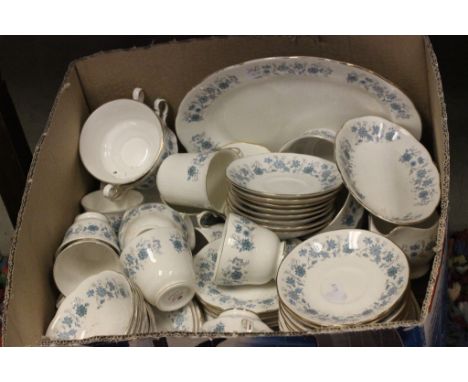 Colclough Blue Flower Patterned Extensive Tea Service