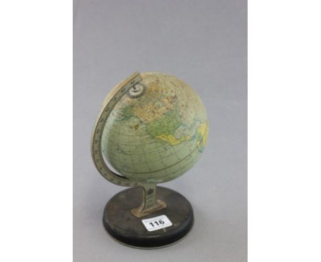 Vintage Chad Valley Tin Plate Globe M200