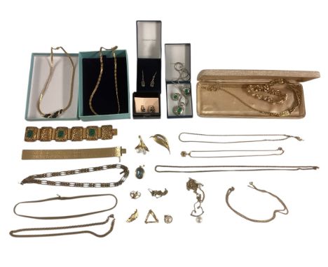 A good collection of couture style jewellery, some boxed.