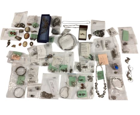 A large collection of couture style and costume jewellery. 