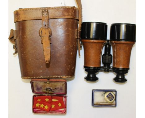 WW2 Soviet M35 VVS metal collar insignia: four WW2 Japanese collar tabs: Bernardo's Home badges and Prefrect badge and a pair