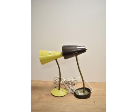 Two vintage anglepoise lamps, each measuring 36cm high