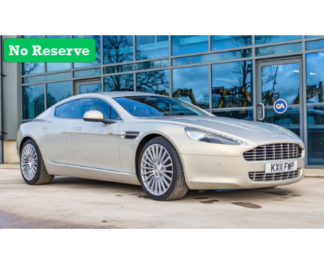 2011 Aston Martin Rapide 5.9 V12 Auto 5 door hatchback   No Reserve Estimate £20,000 to £25,000&nbsp;  Registration: KX11 FWP