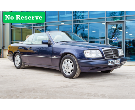 1997 Mercedes E220 2.2 litre 2 door cabriolet

Registration: P460VGN
Chassis: WDB1240622C292059
Odometer: 99,638
Transmission