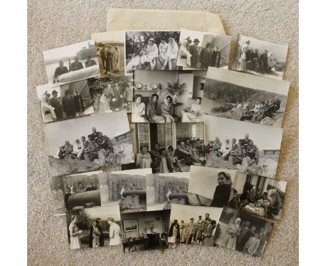 Guernsey historical interest - a group of photographs of the visit to Guernsey by His Highness the Nawab of Kurwei and his f