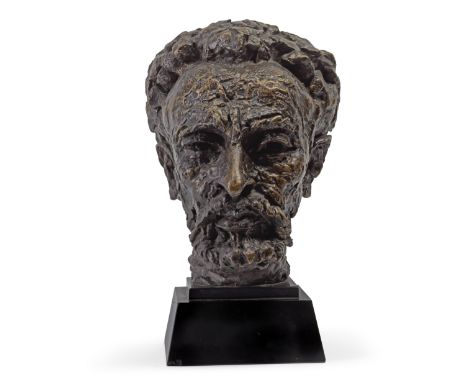 Sir Jacob Epstein (British, 1880-1959)Study for Emperor Haile Selassie bronze with a dark brown patina34.5cm (13 9/16in) high