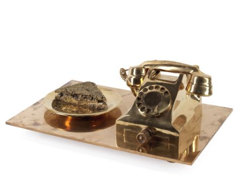 Clive Barker (British, born 1940)Telephone and Sandwich stamped with signature, titled and dated 'TELEPHONE &amp; SANDWICH/CL