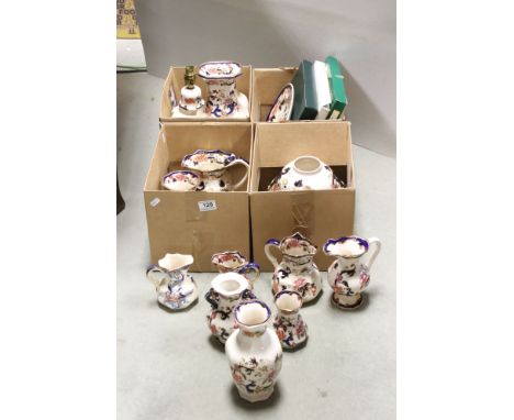 Large Collection of Mason's ' Mandalay ' pattern Ceramics including Jugs, Vases, Ginger Jars, Plate, Table Lamp etc (approx. 