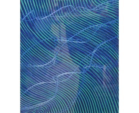 Stanley Hayter (1901-1988), colour etching, 'Equinox', limited edition 42/50, signed and dated '67 in pencil, 52 x 45cm. Cond