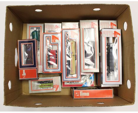 LIMA: A collection of fourteen boxed OO gauge rolling stock to include: Restaurant Car, three Albright &amp; Wilson chemical 