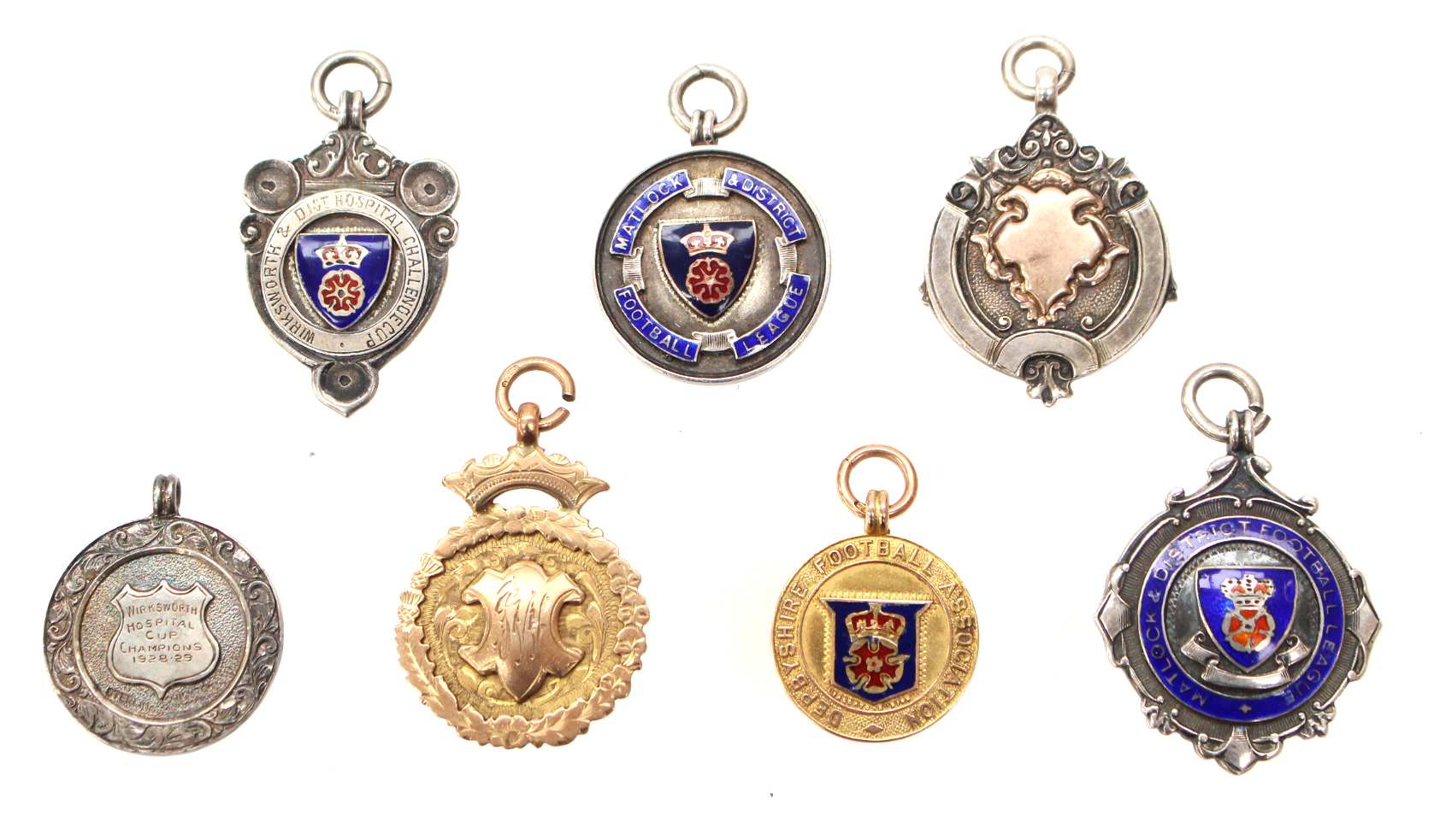 MEDALS A collection of assorted sporting medallions to comprise a