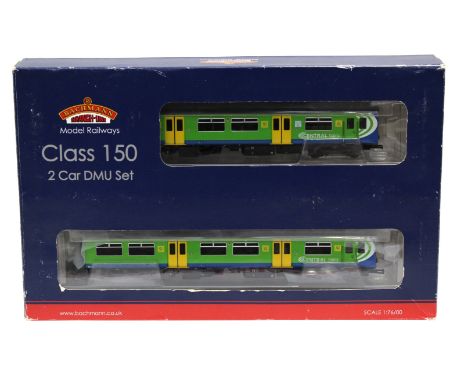 BACHMANN: A boxed OO gauge, Class 150/1 DMU 2 Car Set 'Centro', 32-926, box worn.